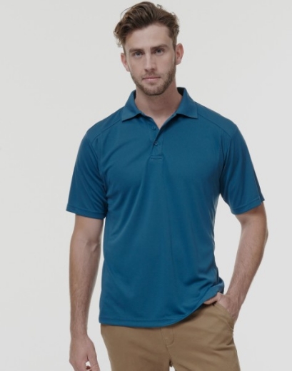 Picture of Winning Spirit Mens Lucky Bamboo Polo Shirt 50% Polyester 50% Bamboo